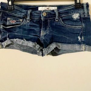 Hollister shorts, pretty damn short